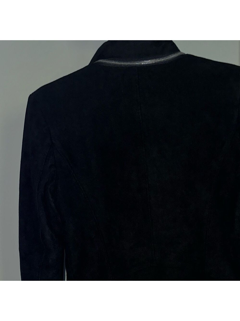 Miss Me Black Faux Suede Draped Moto Jacket
Size S NWT - Picture 9 of 13